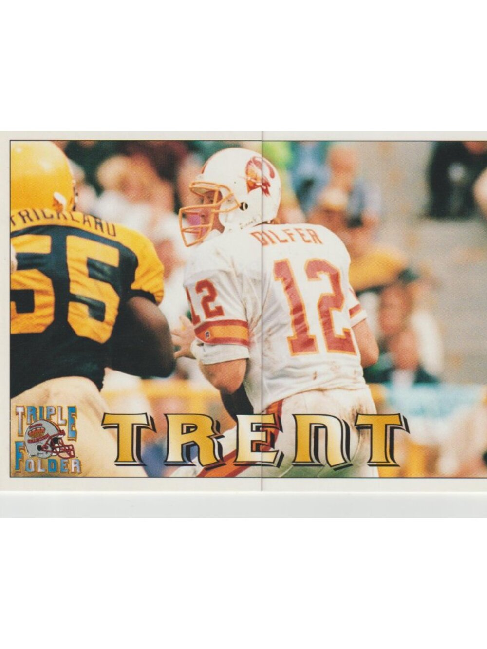 Trent Dilfer 1994 Pacific Trading Cards Triple Folder – Ungraded – Buccaneers